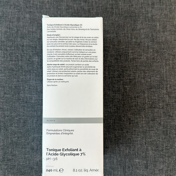 New in Box The-Ordinary Glycolic Acid 7% Exfoliating Toning Solution(240ml/8oz) - Picture 3 of 5